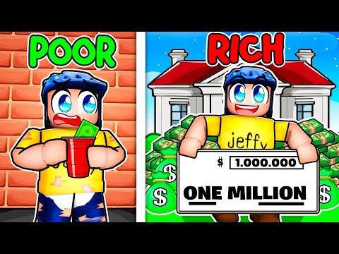 Jeffy's POOR to RICH Story In Roblox!