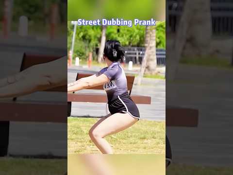 Street Dubbing prank #funny #haaha #foryou #funnyvideos