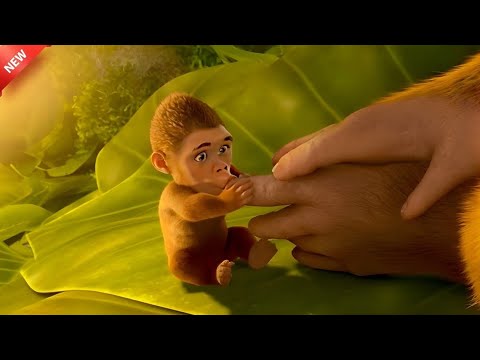 Son of Monkey King is very weak, has been cast out from the tribe. || Animated Story