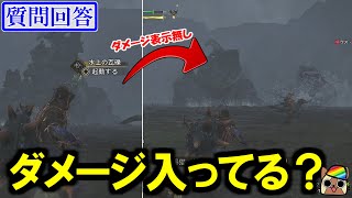 【質問回答】歴戦王ウズトゥナ　瓦礫のギミックでダメージが表示されないけどバグですか？ダメージは入ってるか検証してみた　モンハンワイルズWilds