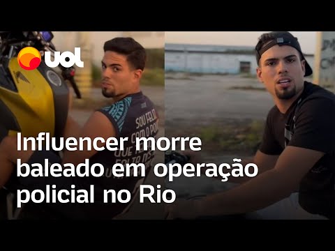 Influencer morre baleado em operação policial no Rio três dias depois de completar 22 anos