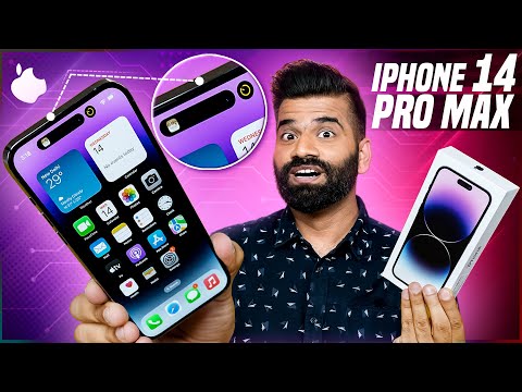 iPhone 14 Pro Max Unboxing & First Look - The Dynamic Island Magic🔥🔥🔥