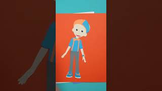 Build-A-Blippi DIY !! #papercraft #belikeblippi #blippi