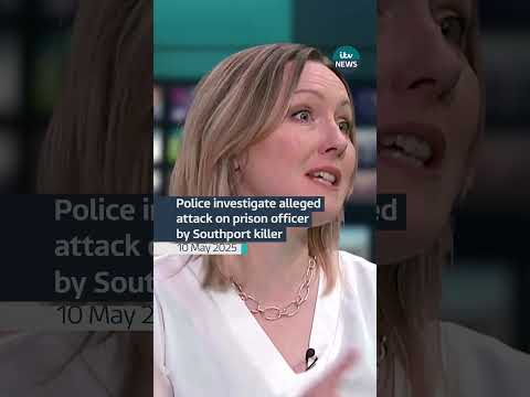 Police are investigating an alleged attack on an officer at HMP Belmarsh by Axel Rudakubana #itvnews