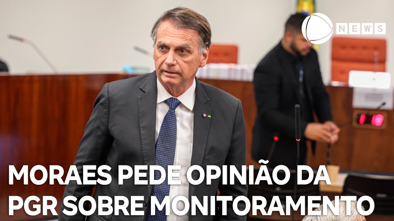 Moraes pede opinião da PGR sobre agentes da PF na casa de Bolsonaro