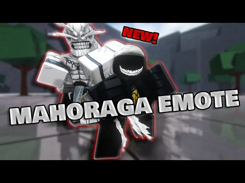 New MAHORAGA EMOTE in Roblox The Strongest Battlegrounds