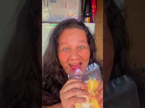 provando frutas chips #testedequalidade #provandofrutaschips