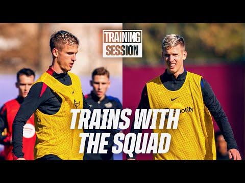 DANI OLMO JOINS THE GROUP | FC Barcelona Training 🔵🔴