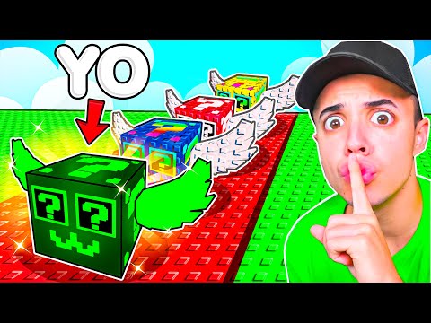 Me ESCONDÍ de LUCKY BLOCK (FALSO) en Steal a Brainrot...