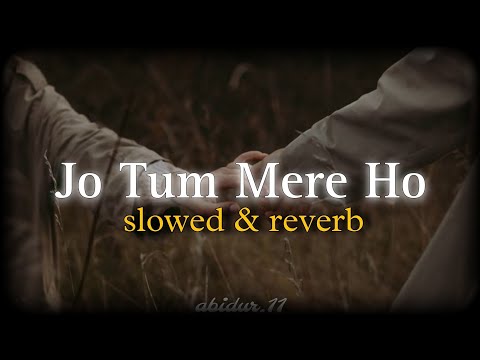 Jo Tum Mere Ho (Slowed + Reverb) | Anuv Jain | Md Abidur Rahaman | Hindi Lofi | Sad Romantic