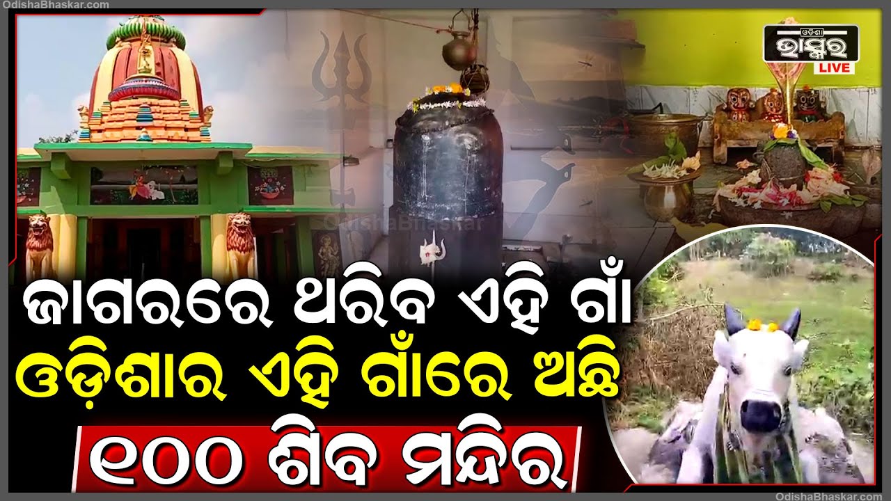 ଓଡିଶାର ଏମିତି ଗାଁ, ଯେଉଁଠି ରହିଛି ୧୦୦ରୁ ଅଧିକ ଶିବ ମନ୍ଦିର,ଏଥର ଜାଗରରେ ଏହି ଜାଗାରେ ଦିଶିବ ଏଭଳି ଦୃଶ୍ୟ...