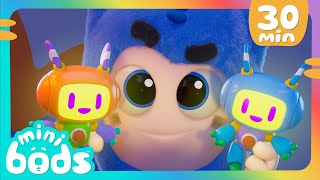 Bed Time Pogo! | 30 Minutes of Minibods | Funny Preschool Cartoons for Toddlers