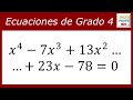 ECUACIONES DE CUARTO GRADO - Ejercicio 2 - YouTube ECUACIONES DE CUARTO GRADO - Ejercicio 2 - YouTube