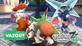 💥 VAZOU AS MEGA EVOLUÇÕES  DO GRENINJA, DELPHOX, CHESNAUGHT! EM POKÉMON LEGENDS ZA!!