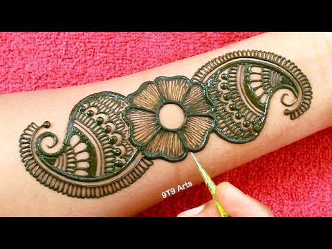 New Full Heavy Arabic Mehndi Design for Wedding or Karwa Chauth | Mehandi ka Design | Simple Mehndi