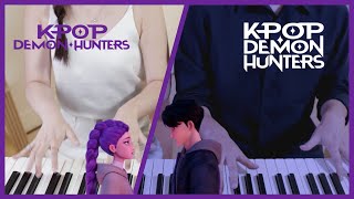 ⚔️KPOP Demon Hunters OST Medley2 (Free, What It Sounds Like)🎤4hands piano