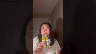 My cold remedy: Taking a ginger shot! #shorts #ginger #asmr