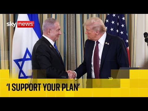 Trump welcomes Netanyahu to the White House