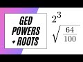 Exponents and Roots Practice Problems
