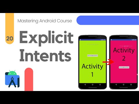 Explicit Intent in Android - Mastering Android #20