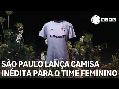 São Paulo lança camisa inédita para o time feminino