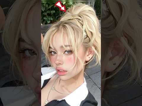 다이소 고무줄로 끝내는 완벽 고정 포니테일 묶는법