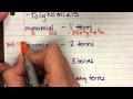 Understanding Polynomials and Their Types