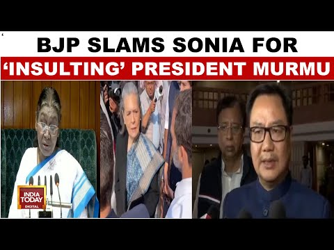 Budget Session: BJP Demands Apology From Congress Over Sonia Gandhi's Remarks On President Murmu