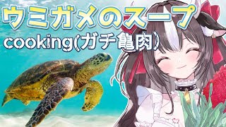 【 ✦初見さん大歓迎✦ / 手元実写有り】ウミガメのスープ（ガチ亀肉）作りながら、ウミガメのスープ（ゲーム）やる【 黒毛和牛A5ランクVtu
