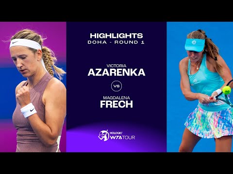 Magdalena Frech vs. Victoria Azarenka - Match Highlights