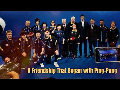 A friendship that began with ping-pong