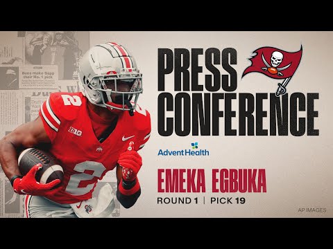 Emeka Egbuka on Joining The Bucs: ‘Feeling Like No Other’ | Press Conferences | Tampa Bay Buccaneers