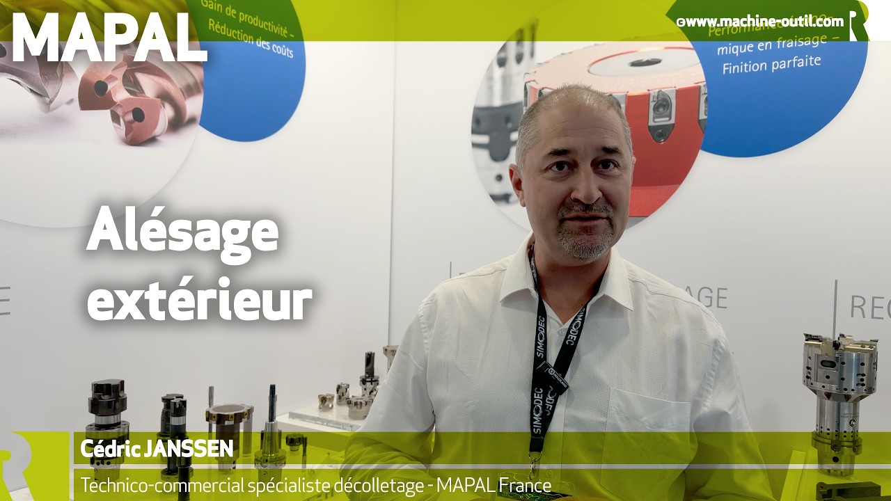 Système d'alésage extérieur Mapal connu dans le décolletage
