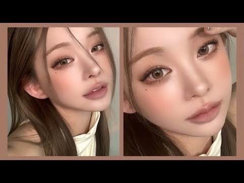 모카무스 메이크업 나도 해봤어🤎 mocha mousse make up🤎