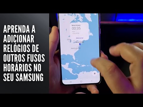 Aprenda a adicionar relógios de outros fusos horários no seu Samsung