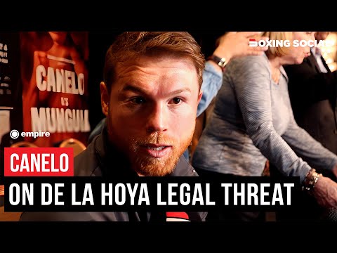 “i have proof! ” canelo doubles down on oscar de la hoya legal threats