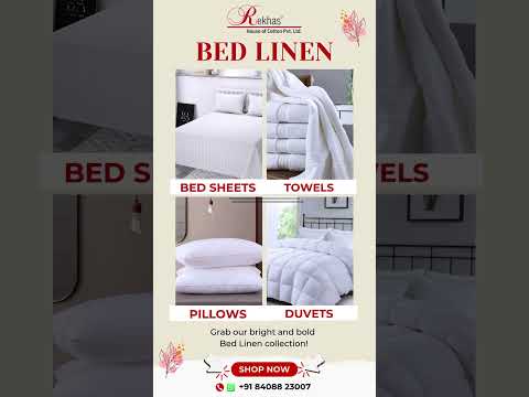 Bed & Bath Linen | Towels, Bedsheets, Duvets, Pillows from Rekhas House of Cotton Pvt. Ltd.