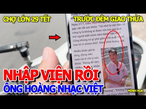 BẤT NGỜ MR ĐÀM - ÔNG HOÀNG NHẠC VIỆT NHẬP VIỆN TRƯỚC ĐÊM GIAO THỪA - CHỢ LỚN KHÁC LẠ 29 TẾT ẤT TỴ