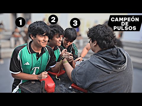 DOY $500 SI GANAS AL CAMPEÓN DE PULSOS *Muy Difícil*