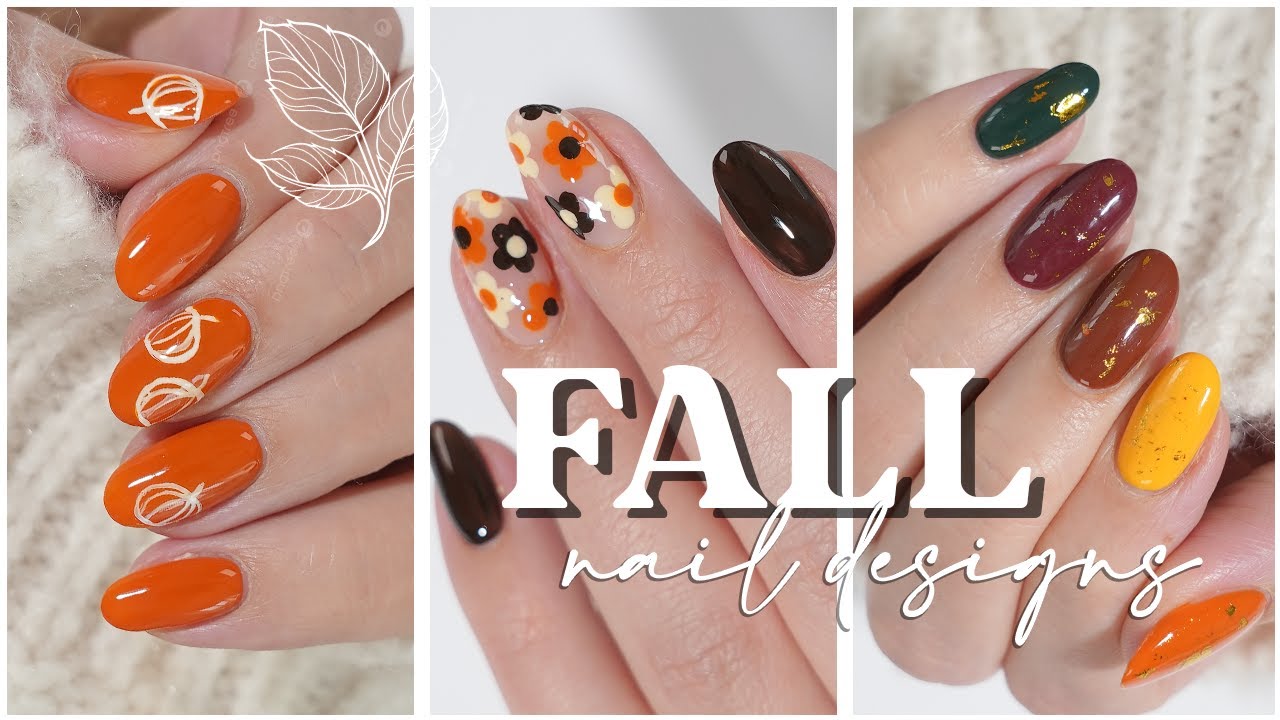 FALL NAIL ART  Cute & Easy Nail Art Design Compilation