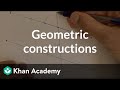 Geometric Constructions: Creating Parallel Lines