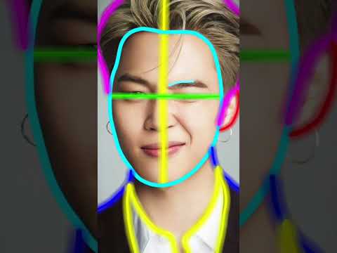 how to draw JIMIN 🤯 Most Easy