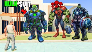 Stealing Every HULK SUIT in INDIAN BIKES DRIVING 3D