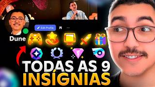 Como Resgatar TODAS 9 INSÍGNIAS AINDA DISPONÍVEIS no Discord!
