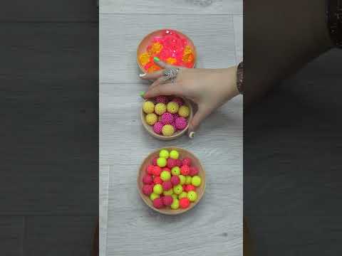 Colored Wooden Balls Beads Bells Oddly Satisfying Video #dominomarble #satisfying