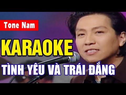 Tình Yêu Và Trái Đắng Karaoke Tone Nam | Sỹ Đan | Asia Karaoke Beat Chuẩn