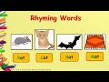 Rhyming Words and Activities