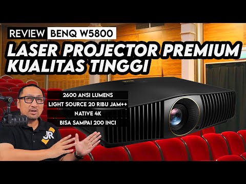 Proyektor Laser 4K Premium Terang & Cemerlang utk Bikin Bioskop di Rumah – Review BenQ W5800