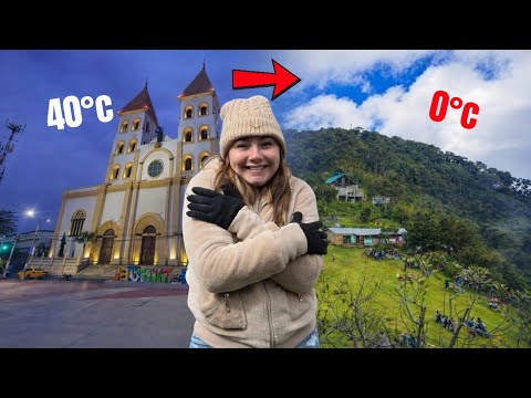 Del CALOR INTENSO al FRIO BAJO CERO en El Salvador! Asi es viajar a El Pital, esto es REAL?😳🥶🇸🇻