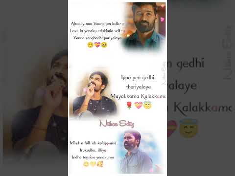 Mayakkama Kalakkama_New_Whatsapp_Status_HD#whatsapp_status_video